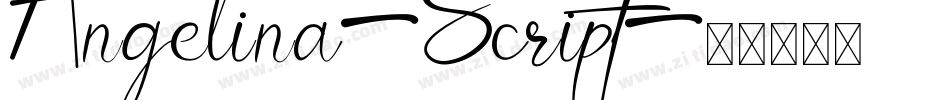 Angelina-Script字体转换