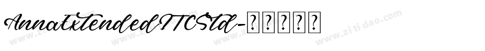 AnnaExtendedITCStd字体转换