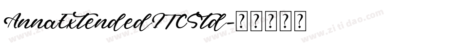 AnnaExtendedITCStd字体转换