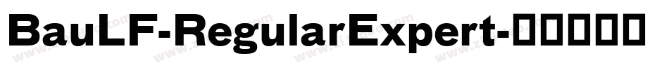 BauLF-RegularExpert字体转换