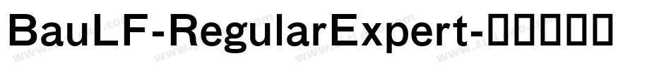 BauLF-RegularExpert字体转换