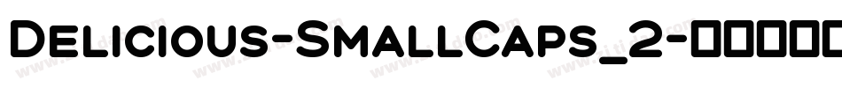 Delicious-SmallCaps_2字体转换