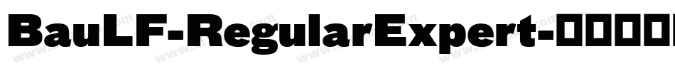 BauLF-RegularExpert字体转换