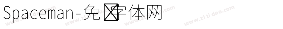 Spaceman字体转换