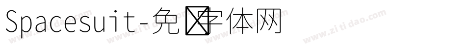 Spacesuit字体转换