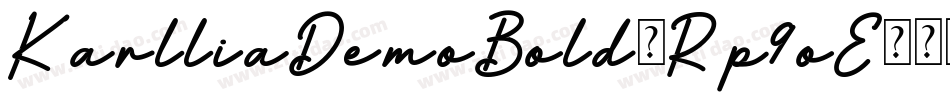 KarlliaDemoBold-Rp9oE字体转换
