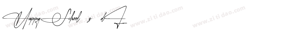 HappySchool-z8dL3字体转换