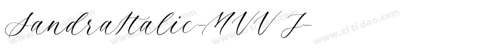 SandraItalic-MVV4J字体转换