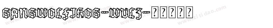 GangWolfikOg-wVLZ字体转换