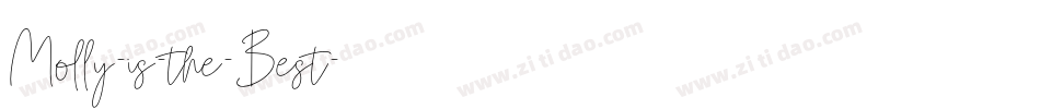 Molly-is-the-Best字体转换