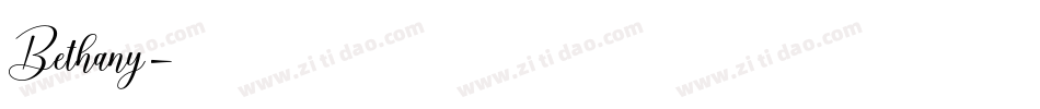 Bethany字体转换