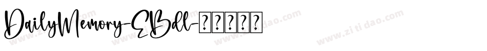 DailyMemory-EBdl字体转换