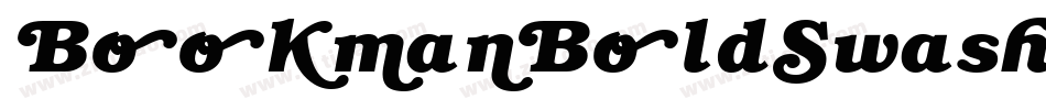 BookmanBoldSwash字体转换