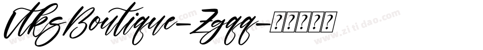 VtksBoutique-Zgqq字体转换