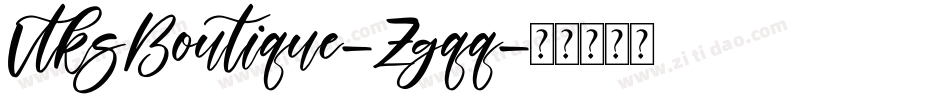 VtksBoutique-Zgqq字体转换