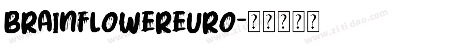 BrainFlowerEuro字体转换