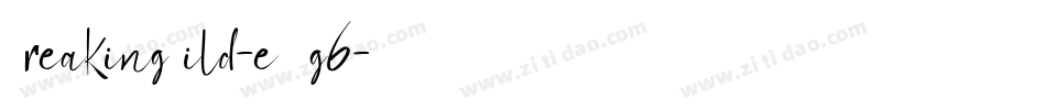 BreakingWild-eZZg6字体转换