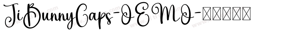 JiBunnyCaps-OEMO字体转换