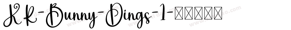 KR-Bunny-Dings-1字体转换