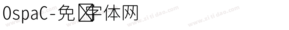 OspaC字体转换