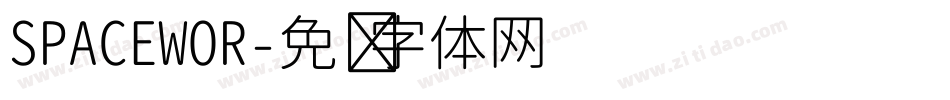 SPACEWOR字体转换