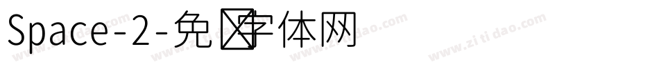 Space-2字体转换