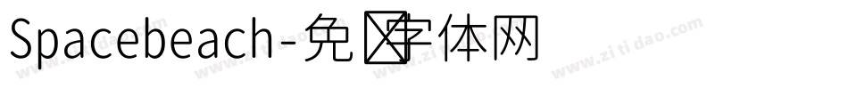Spacebeach字体转换