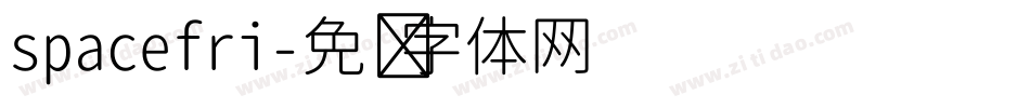 spacefri字体转换