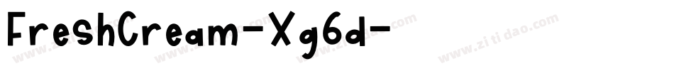 FreshCream-Xg6d字体转换