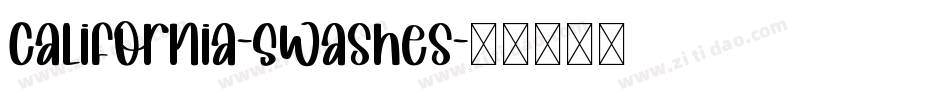 California-Swashes字体转换 California-Swashes字体转换