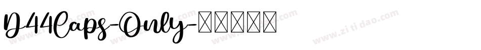 D44Caps-Only字体转换