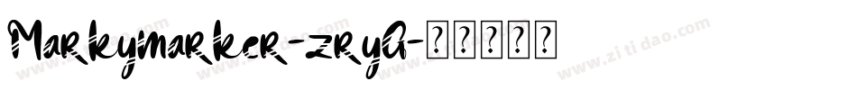 Markymarker-zryG字体转换