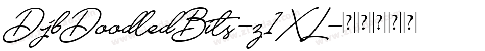 DjbDoodledBits-z1XL字体转换