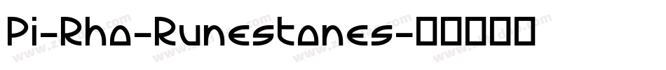 Pi-Rho-Runestones字体转换