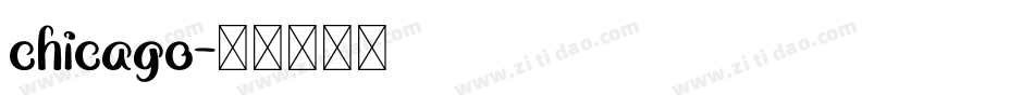 chicago字体转换