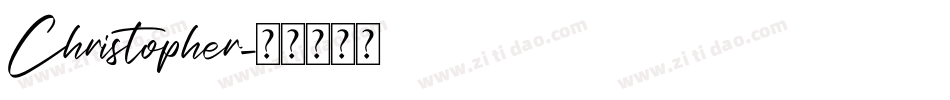 Christopher字体转换