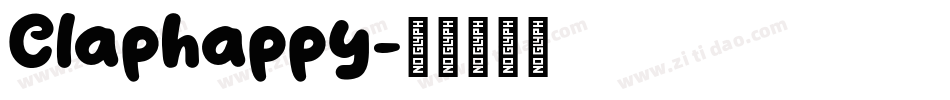 Claphappy字体转换