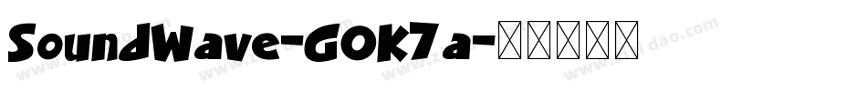 SoundWave-GOK7a字体转换
