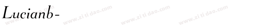 Lucianb字体转换