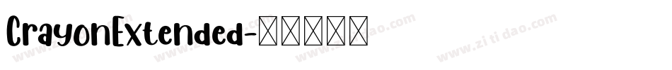 CrayonExtended字体转换