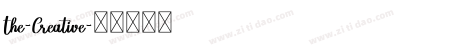 The-Creative字体转换