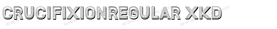 CrucifixionRegular-xKd8字体转换