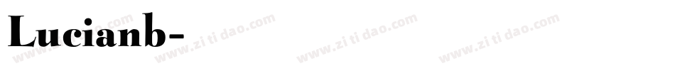 Lucianb字体转换