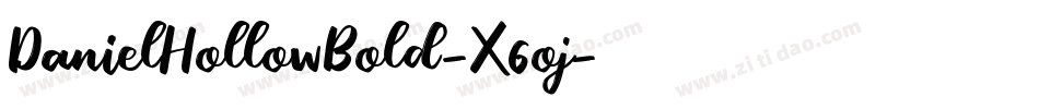 DanielHollowBold-X6oj字体转换