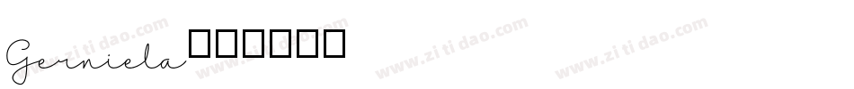 Gerniela字体转换