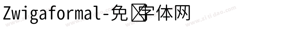 Zwigaformal字体转换