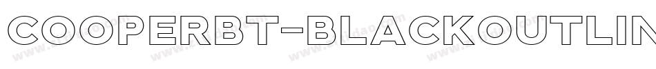 CooperBT-BlackOutline字体转换