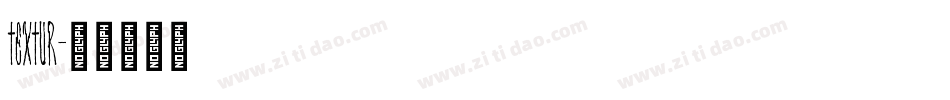 textur字体转换
