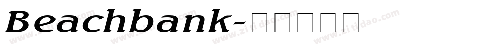 Beachbank字体转换