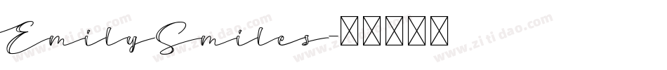 EmilySmiles字体转换